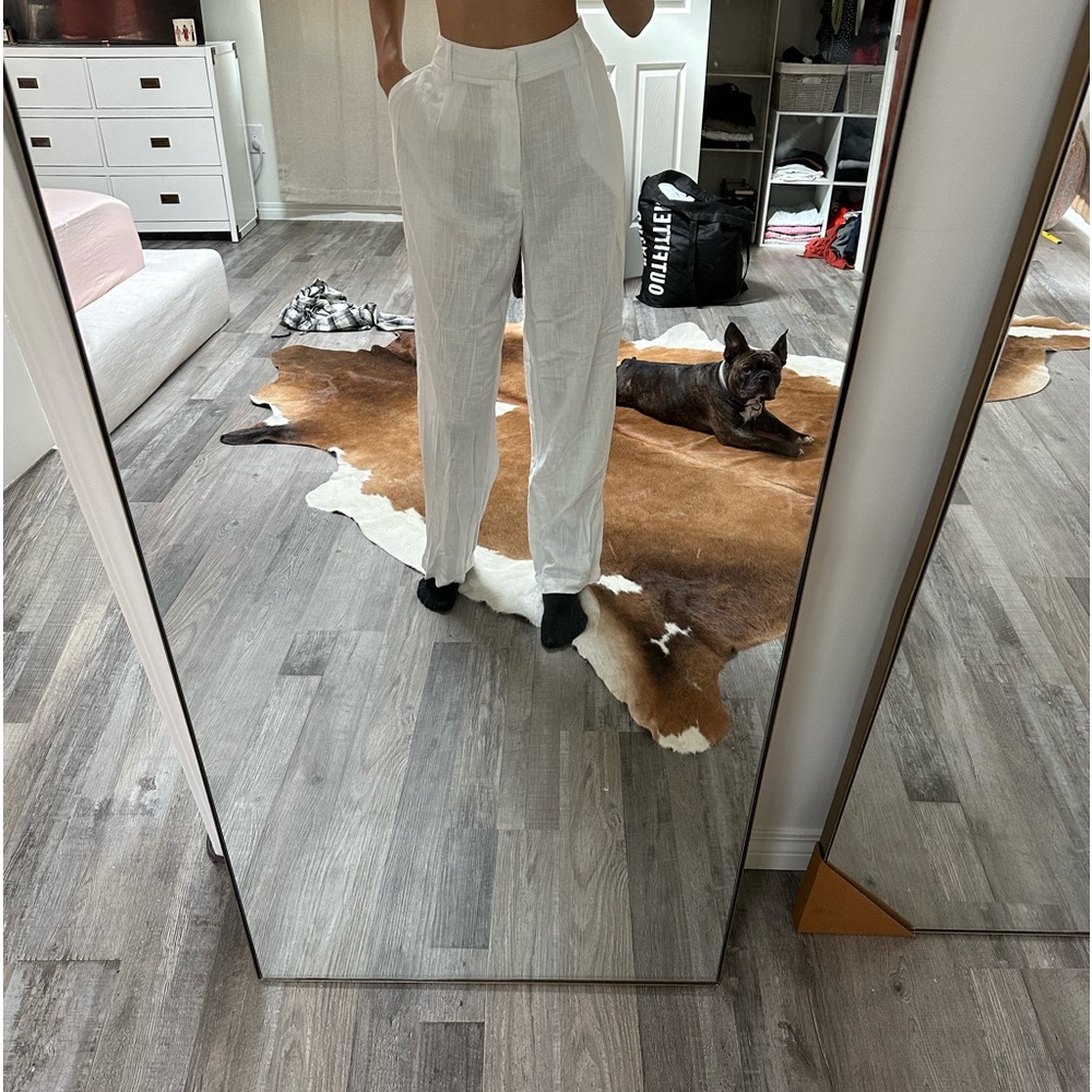 Linen macys trousers